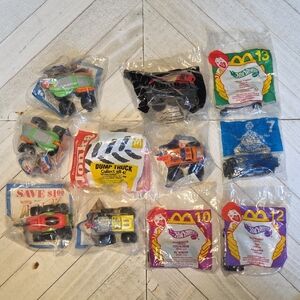 NWT Vintage McDonalds Tonka And Hot Wheels 9 Piece Bundle